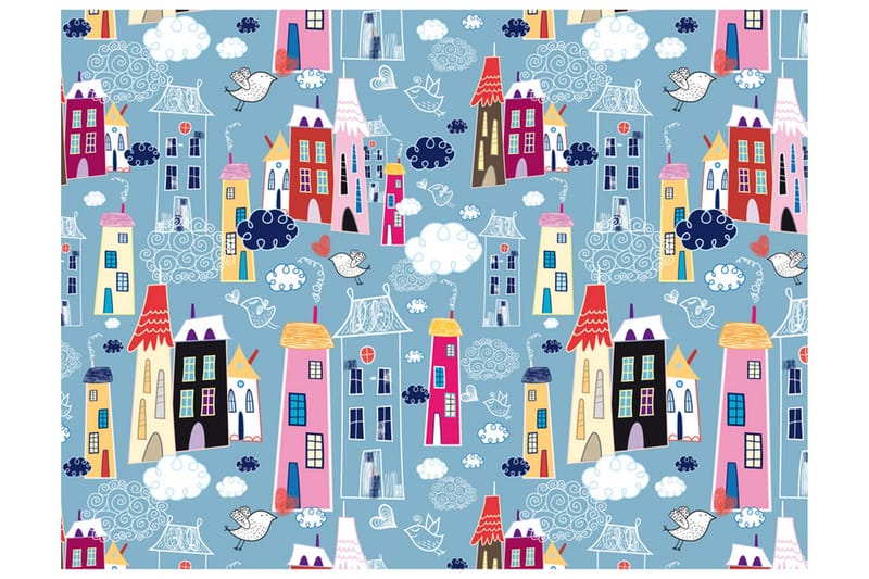 Fototapet By Bland Skyer 350x270, Artgeist sp. z o. o.