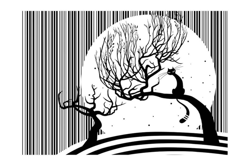 Fototapet Cat's Melody II 250x175 - Artgeist sp. z o. o. - Boligtilbehør - Vægdekoration - Tapeter - Fototapeter