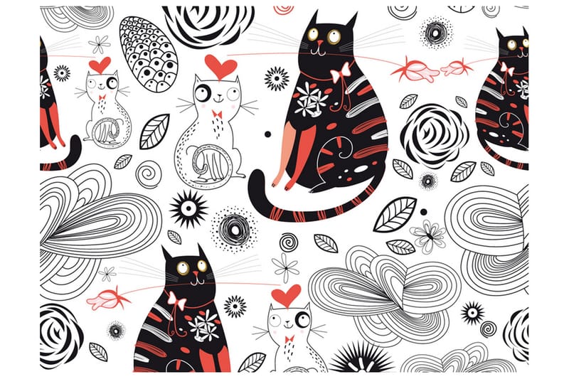 Fototapet Cats Love 250x193, Artgeist sp. z o. o.