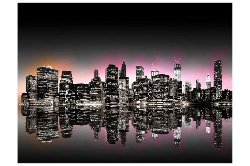 Fototapet Colorful Glow Over NYC 200x154, Artgeist sp. z o. o.