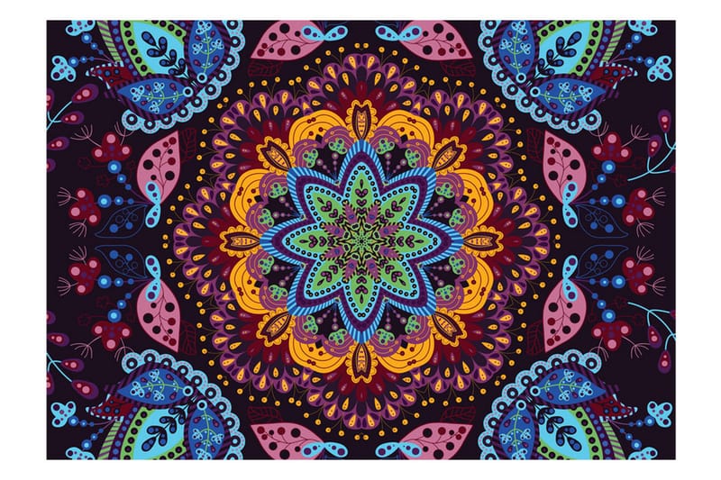 Fototapet Colorful Kaleidoscope 400x280 - Artgeist sp. z o. o. - Boligtilbehør - Vægdekoration - Tapeter - Fototapeter