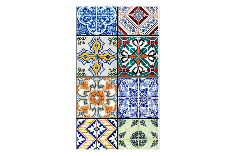 Fototapet Colorful Mosaic 50x1000 - Artgeist sp. z o. o. - Boligtilbehør - Vægdekoration - Tapeter - Fototapeter