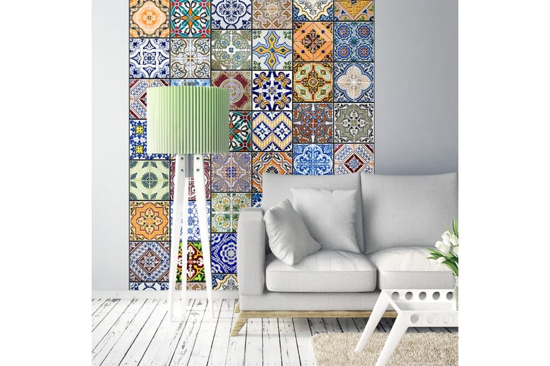 Fototapet Colorful Mosaic 50x1000 - Artgeist sp. z o. o. - Boligtilbehør - Vægdekoration - Tapeter - Fototapeter