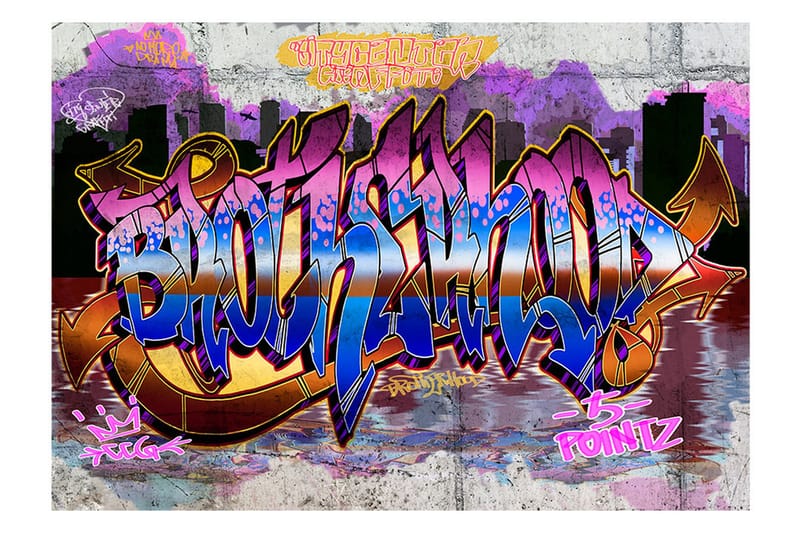 Fototapet Colorful Mural 300x210, Artgeist sp. z o. o.