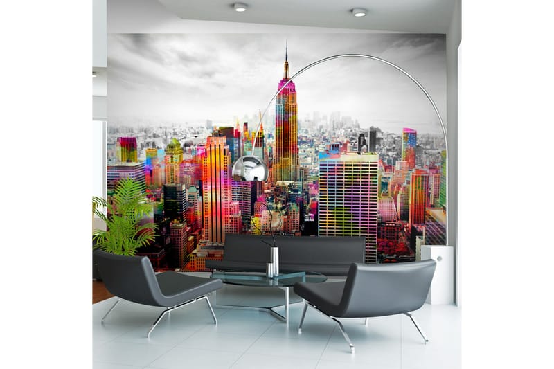 Fototapet Colors Of New York City II 300x210 - Artgeist sp. z o. o. - Boligtilbehør - Vægdekoration - Tapeter - Fototapeter