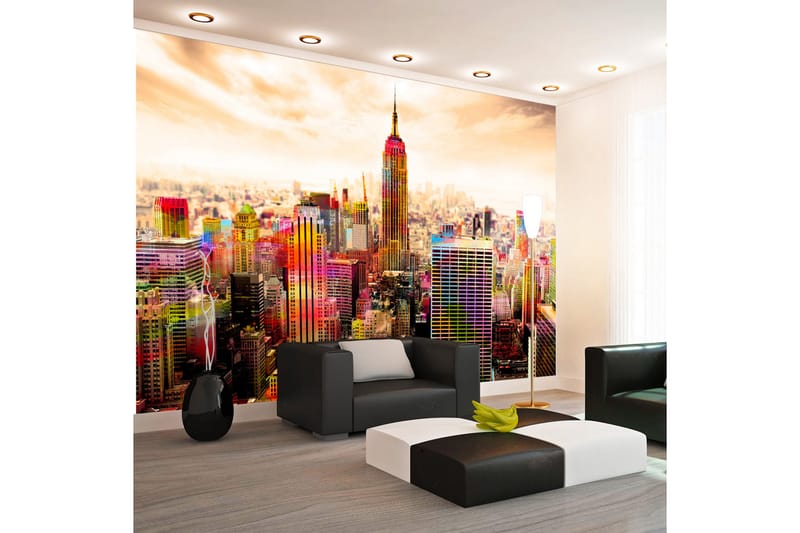 Fototapet Colors Of New York City III 400x280 - Artgeist sp. z o. o. - Boligtilbehør - Vægdekoration - Tapeter - Fototapeter