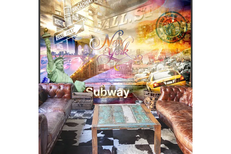 Fototapet Colorsof NYC 350x245, Artgeist sp. z o. o.