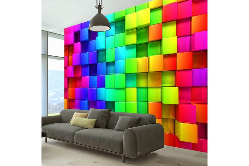 Fototapet Colourful Cubes 150x105, Artgeist sp. z o. o.