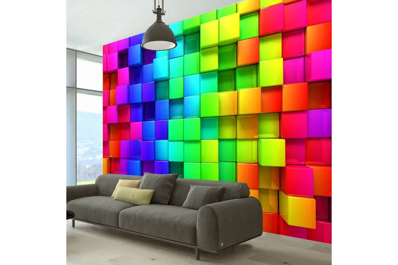 Fototapet Colourful Cubes 250x175, Artgeist sp. z o. o.