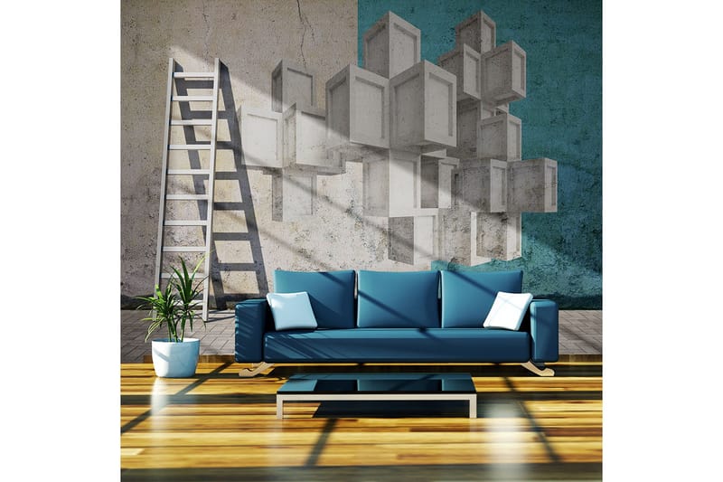 Fototapet Concrete Blocks 300x231, Artgeist sp. z o. o.