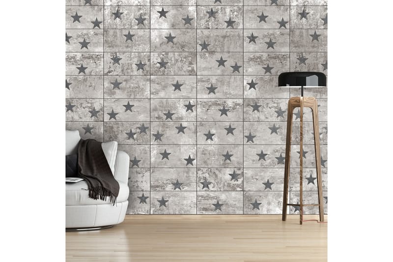 Fototapet Concrete Stars 50x1000 - Artgeist sp. z o. o. - Boligtilbehør - Vægdekoration - Tapeter - Fototapeter
