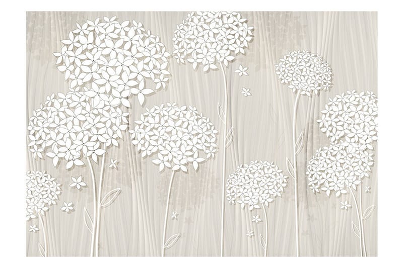 Fototapet Creamy Daintiness 250x175 - Artgeist sp. z o. o. - Boligtilbehør - Vægdekoration - Tapeter - Fototapeter