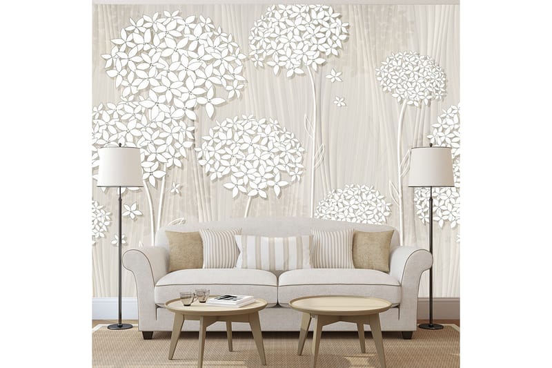 Fototapet Creamy Daintiness 350x245, Artgeist sp. z o. o.