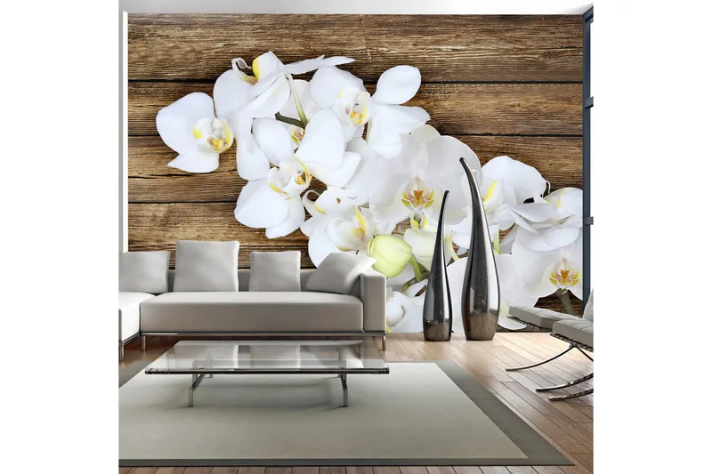 Fototapet Delicacy On Wood 300x210, Artgeist sp. z o. o.