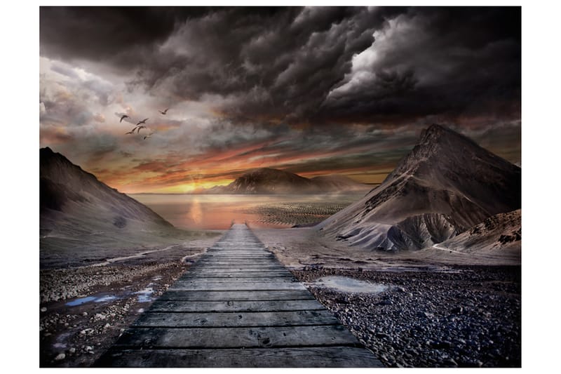 Fototapet Deserted Mark 300x231, Artgeist sp. z o. o.