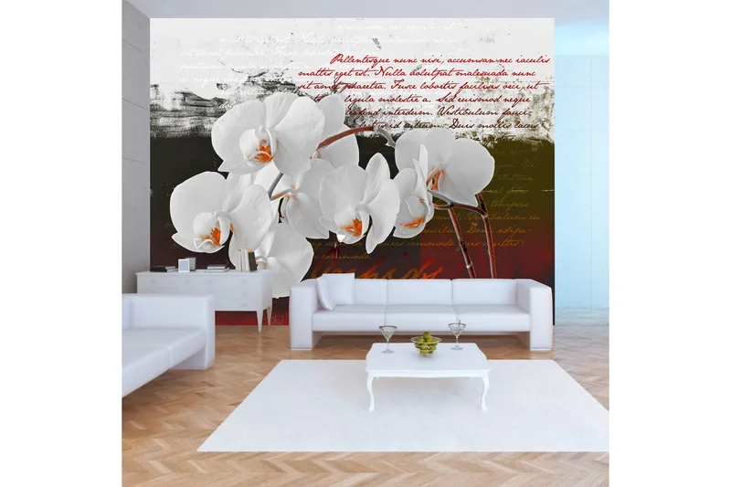 Fototapet Diary And Orchid 250x175, Artgeist sp. z o. o.