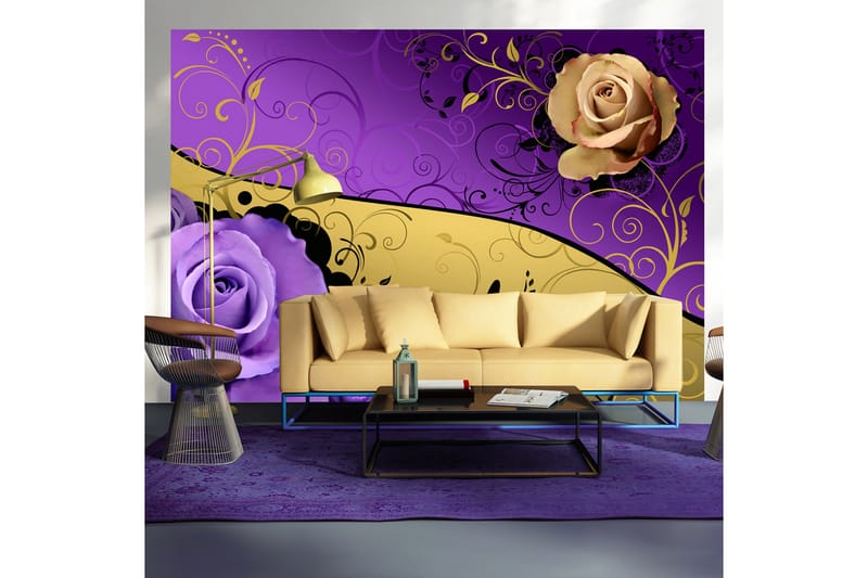 Fototapet Dobbelt Elegance 200x140 - Artgeist sp. z o. o. - Boligtilbehør - Vægdekoration - Tapeter - Fototapeter