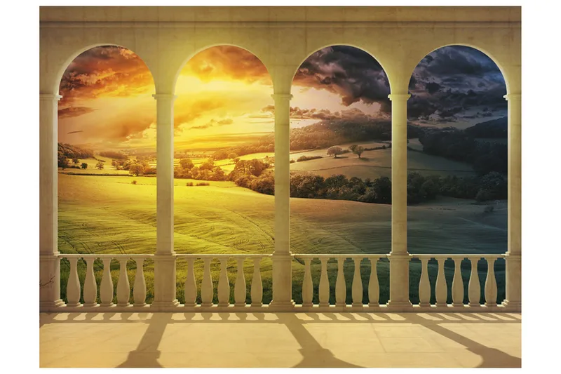 Fototapet Dream About Magical Fields 200x154 - Artgeist sp. z o. o. - Boligtilbehør - Vægdekoration - Tapeter - Fototapeter