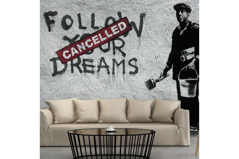 Fototapet Dreams Cancelled Banksy 300x210, Artgeist sp. z o. o.