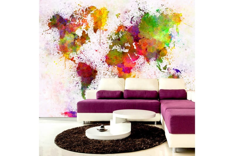 Fototapet Dyed World 200x140, Artgeist sp. z o. o.