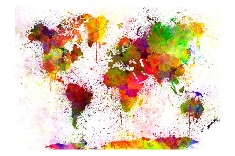 Fototapet Dyed World 350x245 - Artgeist sp. z o. o. - Boligtilbehør - Vægdekoration - Tapeter - Fototapeter