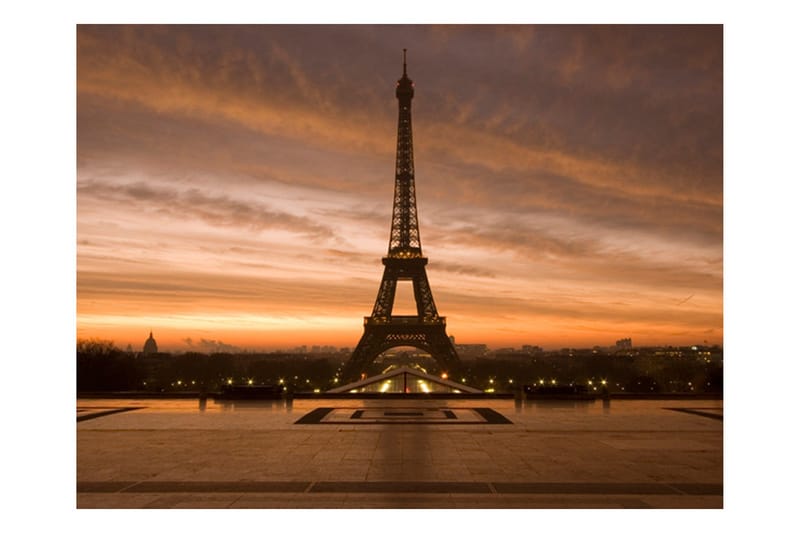 Fototapet Eiffel Tower Dawn 250x193 - Artgeist sp. z o. o. - Boligtilbehør - Vægdekoration - Tapeter - Fototapeter