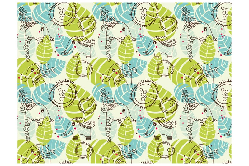 Fototapet Elefanter For Børn 350x270, Artgeist sp. z o. o.