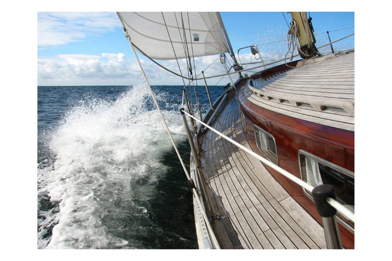 Fototapet En Båd I Havet 400x309, Artgeist sp. z o. o.