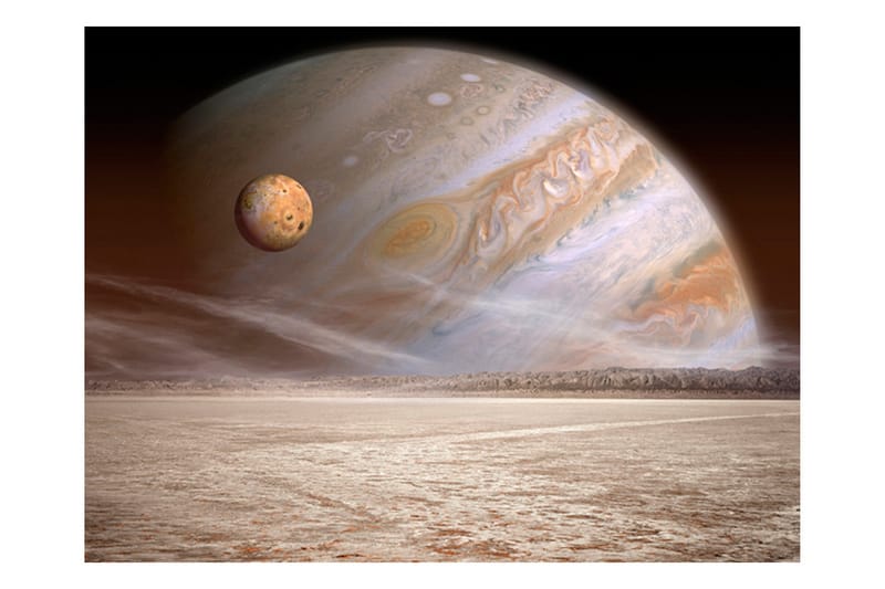 Fototapet En Lille Og En Stor Planet 300x231 - Artgeist sp. z o. o. - Boligtilbehør - Vægdekoration - Tapeter - Fototapeter