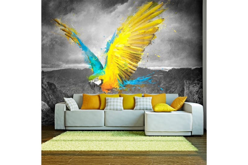 Fototapet Exotic Parrot 300x231 - Artgeist sp. z o. o. - Boligtilbehør - Vægdekoration - Tapeter - Fototapeter