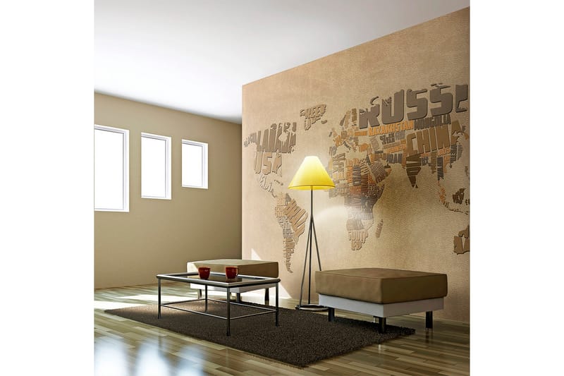 Fototapet Explorers Map Of The World 300x231, Artgeist sp. z o. o.