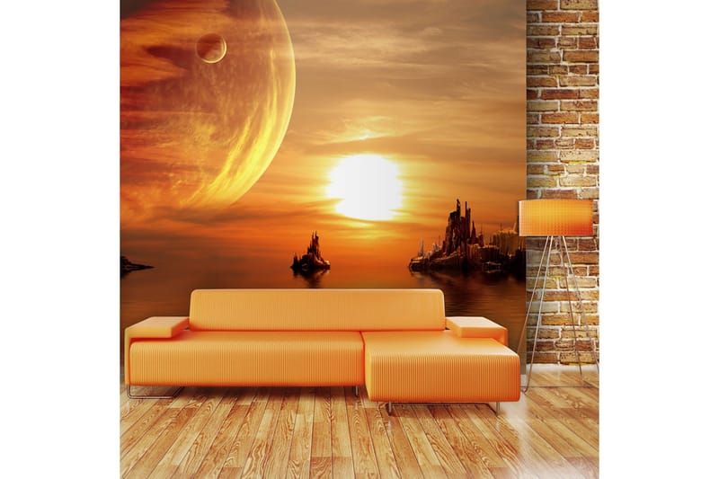 Fototapet Fantasy Sunset 350x270, Artgeist sp. z o. o.