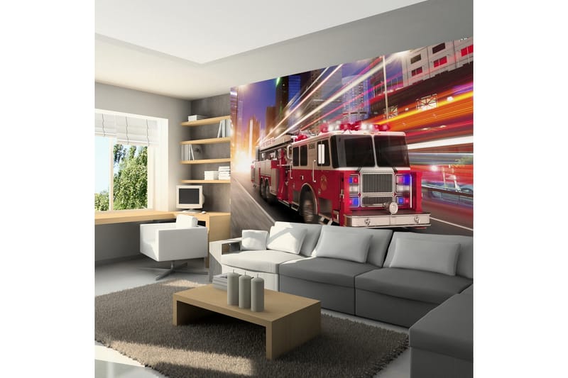 Fototapet Firetruck 250x175, Artgeist sp. z o. o.