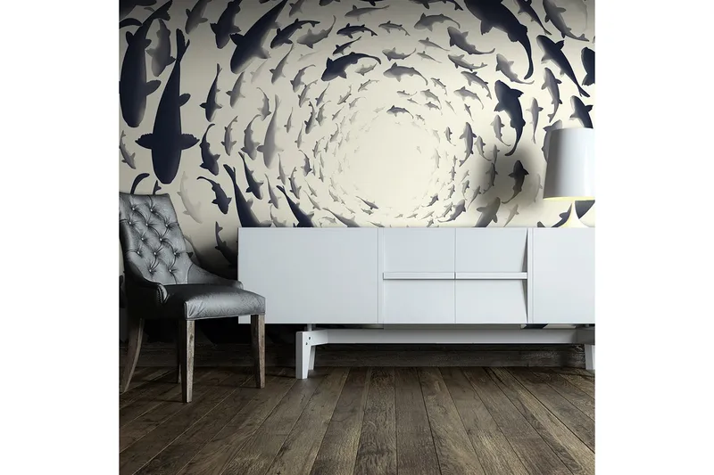 Fototapet Fish Swirl 300x210, Artgeist sp. z o. o.