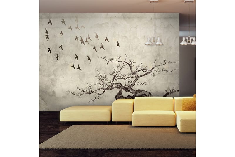 Fototapet Flock Of Birds 250x193 - Artgeist sp. z o. o. - Boligtilbehør - Vægdekoration - Tapeter - Fototapeter
