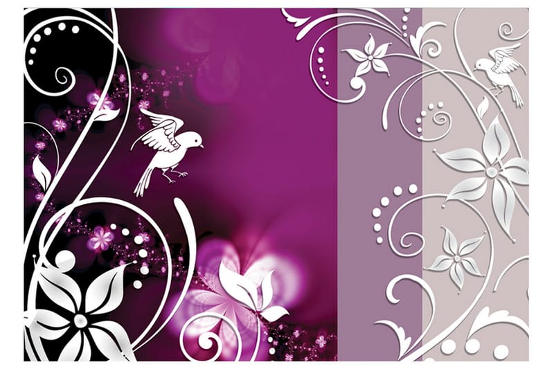 Fototapet Floral Fantasy 400x280 - Artgeist sp. z o. o. - Boligtilbehør - Vægdekoration - Tapeter - Fototapeter