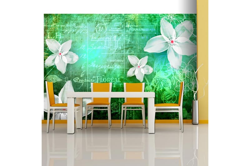 Fototapet Floral Noter III 250x175 - Artgeist sp. z o. o. - Boligtilbehør - Vægdekoration - Tapeter - Fototapeter