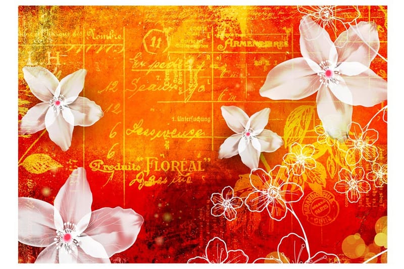 Fototapet Floral Notes II 250x175, Artgeist sp. z o. o.