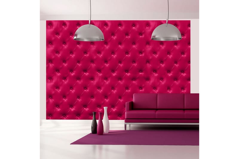 Fototapet Fuchsia Rhombuses 200x140, Artgeist sp. z o. o.