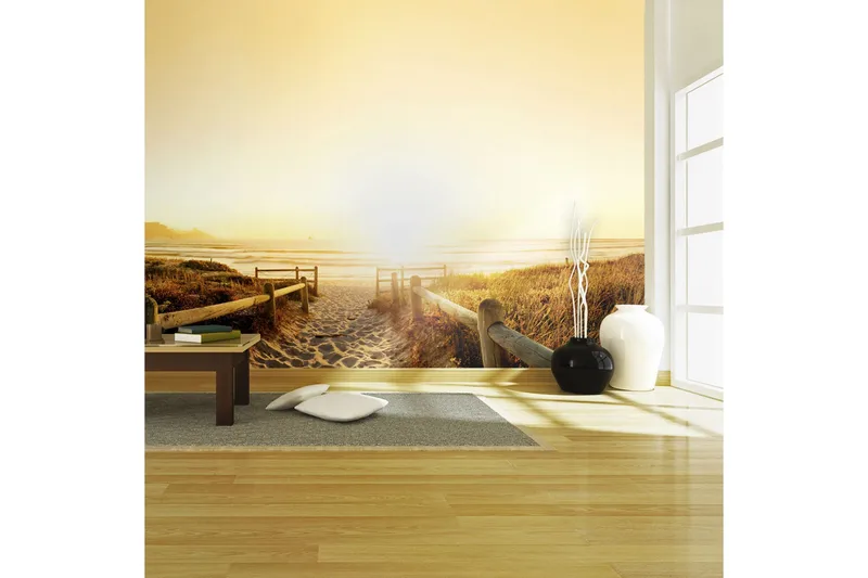Fototapet Går Retning Mod Solen 450x270, Artgeist sp. z o. o.