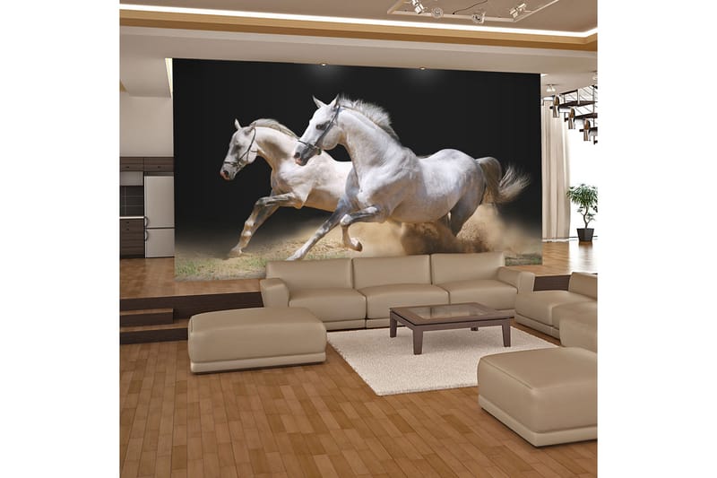 Fototapet Galoperende Heste I Sandet 350x270, Artgeist sp. z o. o.