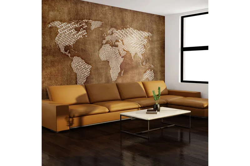 Fototapet Geografiske Opdagelser 200x154 - Artgeist sp. z o. o. - Boligtilbehør - Vægdekoration - Tapeter - Fototapeter