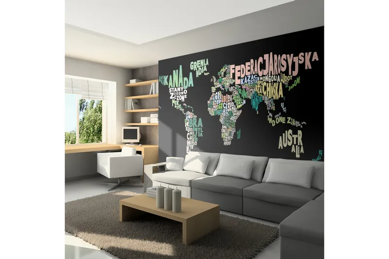 Fototapet Geography In Polish 300x231, Artgeist sp. z o. o.