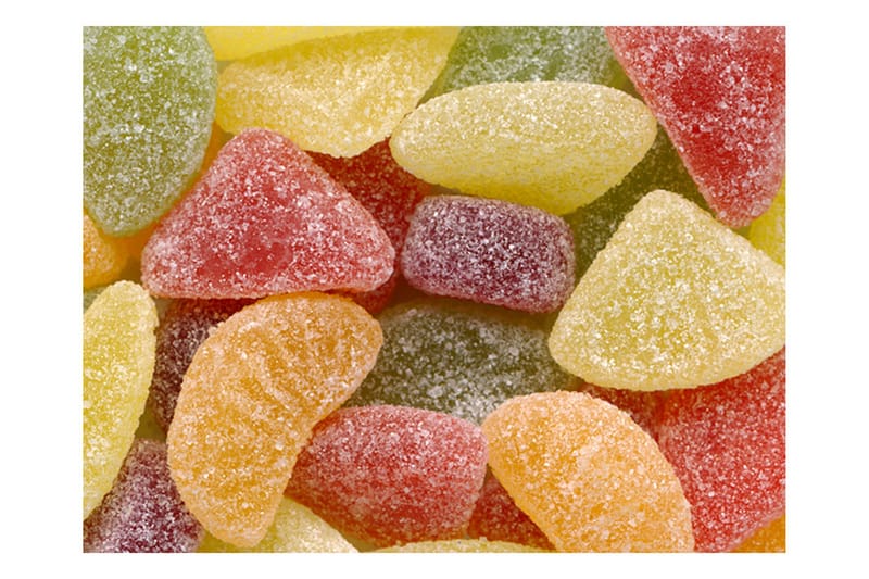 Fototapet Gode Frugt-Og Bærgeléer 200x154, Artgeist sp. z o. o.