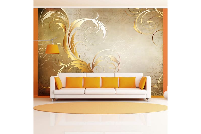 Fototapet Gold Leaf 400x280, Artgeist sp. z o. o.