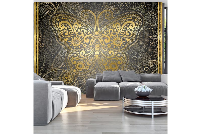 Fototapet Golden Butterfly 400x280, Artgeist sp. z o. o.
