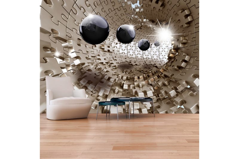 Fototapet Golden Jigsaw 400x280, Artgeist sp. z o. o.