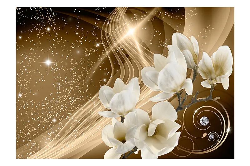 Fototapet Golden Milky Way 250x175 - Artgeist sp. z o. o. - Boligtilbehør - Vægdekoration - Tapeter - Fototapeter