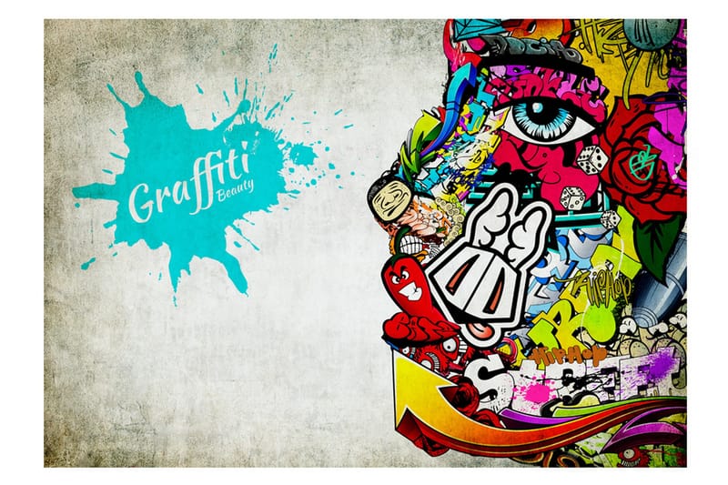 Fototapet Graffiti Beauty 150x105, Artgeist sp. z o. o.
