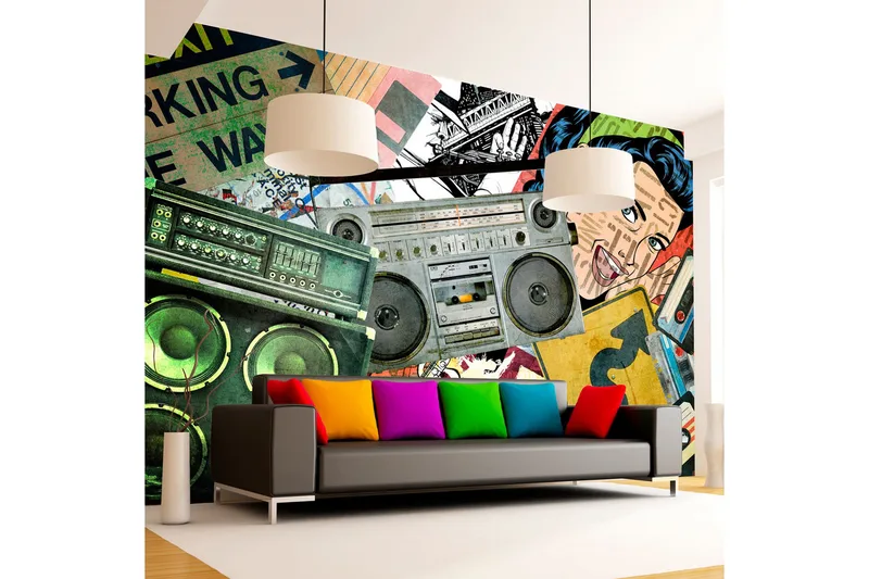 Fototapet Graffiti Girl 150x105, Artgeist sp. z o. o.